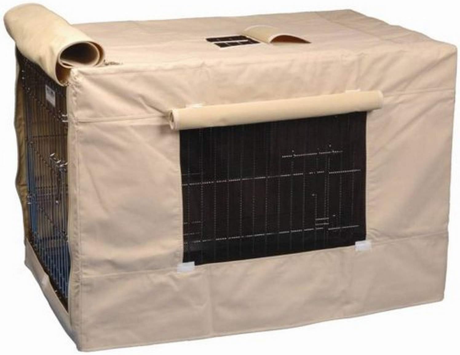Precision Pet Indoor/Outdoor Crate Cover, Size 4000 (Medium) on a Sky Kennel 200