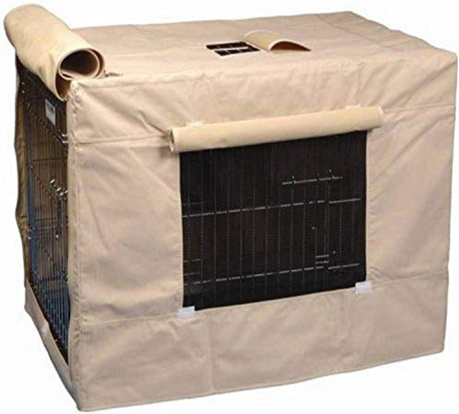 Precision Pet Indoor/Outdoor Crate Cover, Size 5000 fitted on a Sky Kennel 300